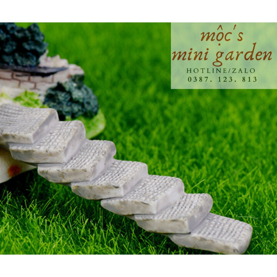 Tiểu cảnh mini_Cầu thang xám_CA100