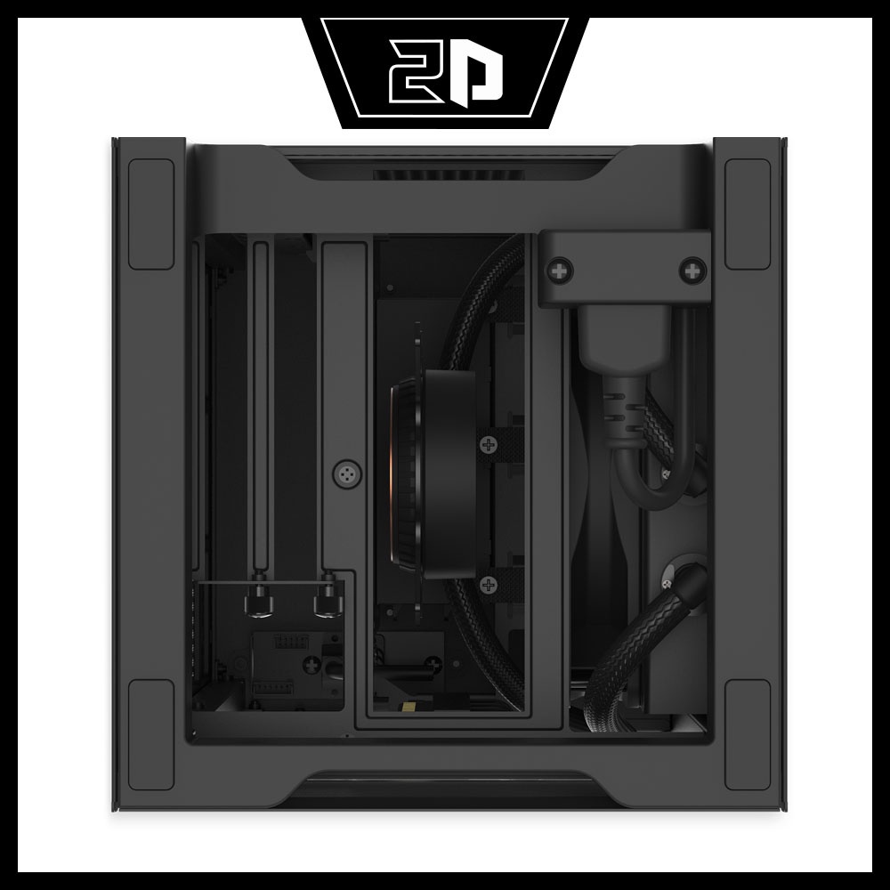 [Mã 33ELSALE hoàn 7% đơn 300K] Vỏ case NZXT H1 Matte Black (Mini Tower/Màu Đen)