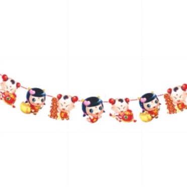 Cờ treo trang trí tết mẫu 29