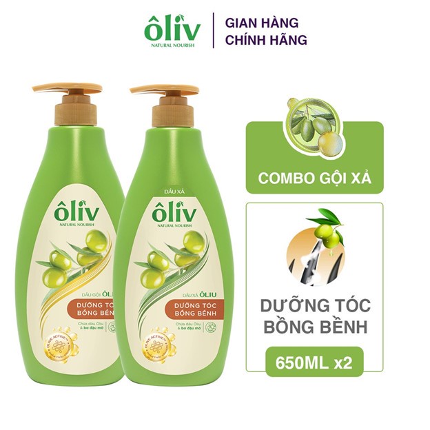 Dầu Gội, Dầu xả chiết xuất OLIU Nuôi Dưỡng Tóc Bồng Bềnh/ Chắc Khỏe