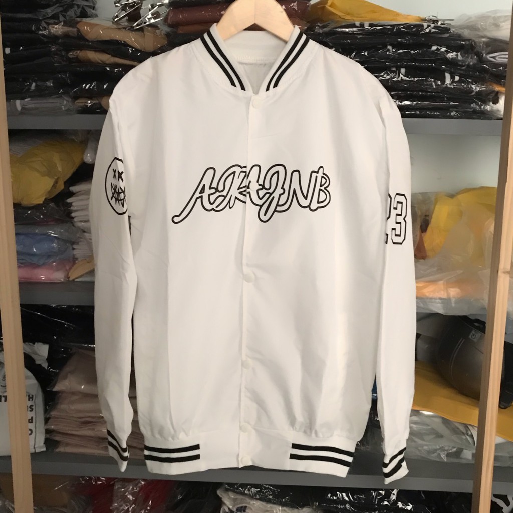 Áo khoác Bomber dù 2 lớp Unisex nam nữ in chữ kiểu mới | BigBuy360 - bigbuy360.vn