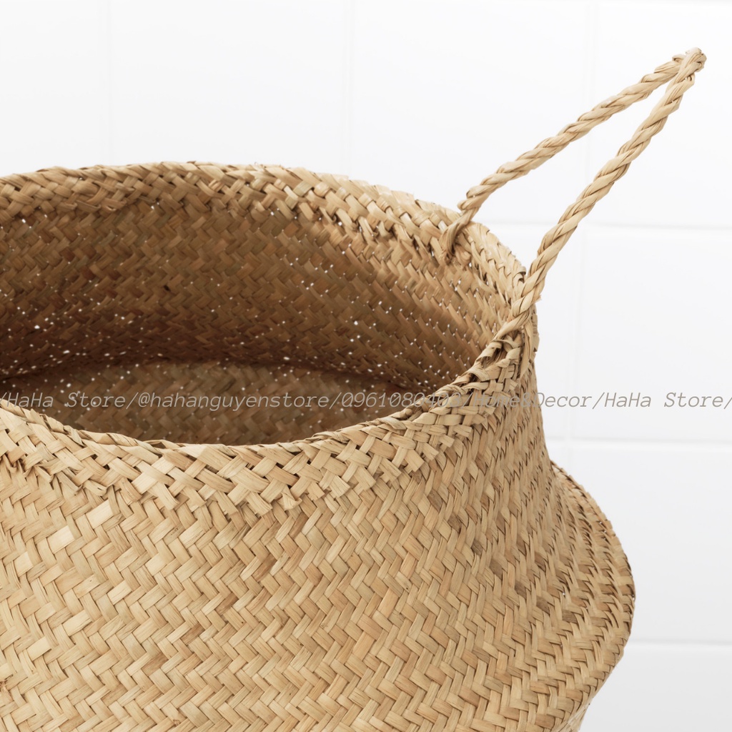 Giỏ cói DECOR nhà cửa - Trồng cây cảnh GCD01