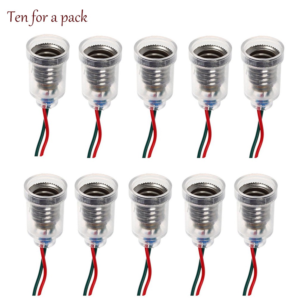 Đuôi bóng đèn E10 nhỏ có chuôi dây cáp chất lượng cao