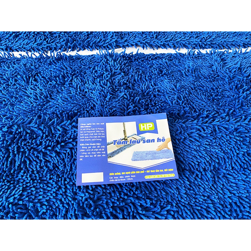 Bông lau san hô 80cm thay thế cây lau nhà công nghiệp, nùi bẹ san hô sợi bông microfiber thấm hút tiện lợi