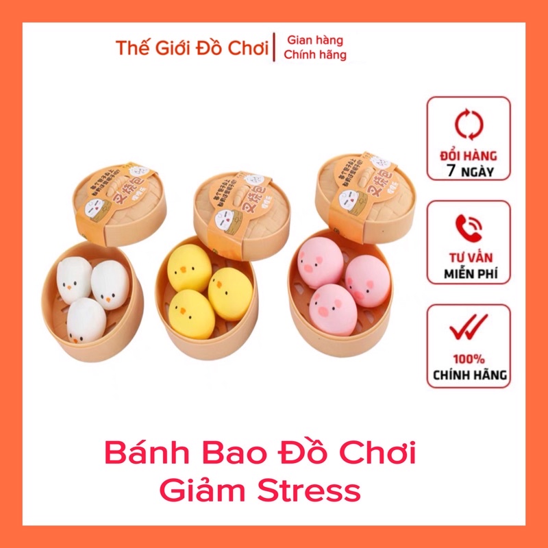 Đồ Chơi Giảm Stress, Bánh Bao Giảm Stress, Đồ Chơi Hot TikTok TpHCM