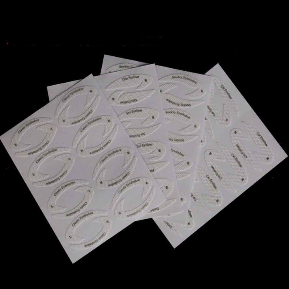 [Hàng mới về] Set 4 miếng khuôn dán kẻ mắt trang điểm bằng vải không dệt tiện dụng
