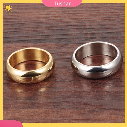Nhẫn Cưới Thép Titan 6mm Kích Thước Us 6-10