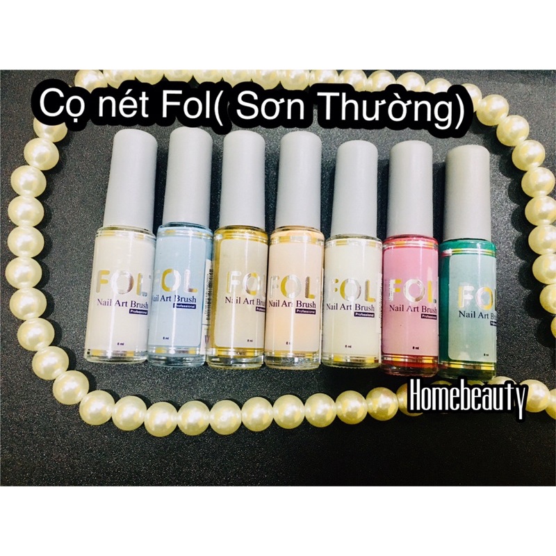 Cọ Nét FOL- Đầu cọ mảnh-dễ vẽ (Sơn thường)