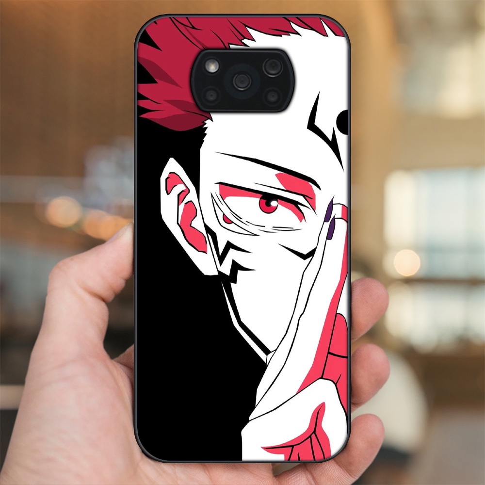 Ốp lưng Xiaomi Poco X3, Poco X3 Pro, Poco X3 NFC viền đen in hình Yuji Jujutsu Kaisen
