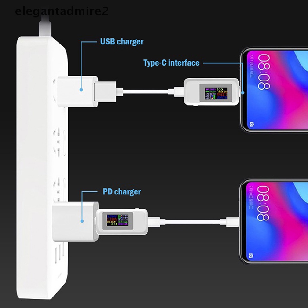 Thiết bị kiểm tra điện áp dòng điện USB Type C 10 trong 1 tiện lợi