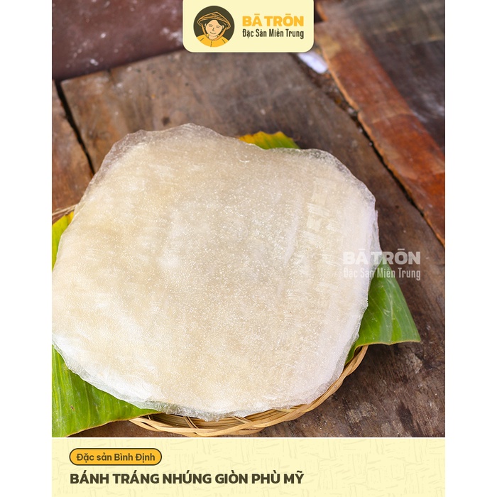 [Nguyên Gốc Bình Định]_Bánh Tráng Nhúng Giòn Phù Mỹ_LOẠI DẺO THƠM_Nhúng Nước