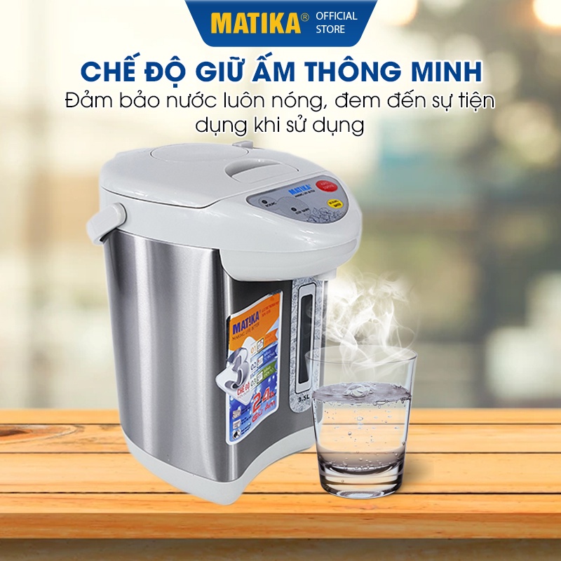 Bình Thủy Điện 3.5L MATIKA MTK-8135