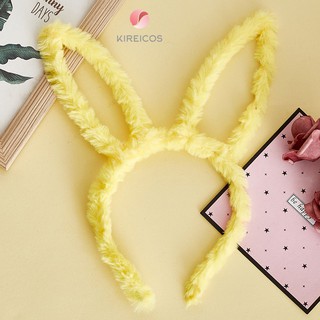2 Băng Đô Tai Thỏ Lông Xù Mềm Siêu Cute