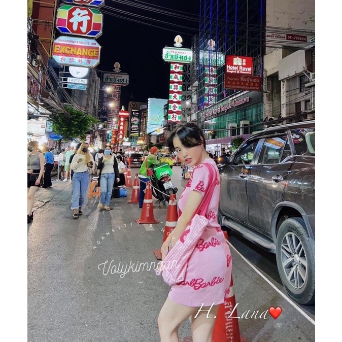 VÁY LEN SUÔNG CHỮ BANIER