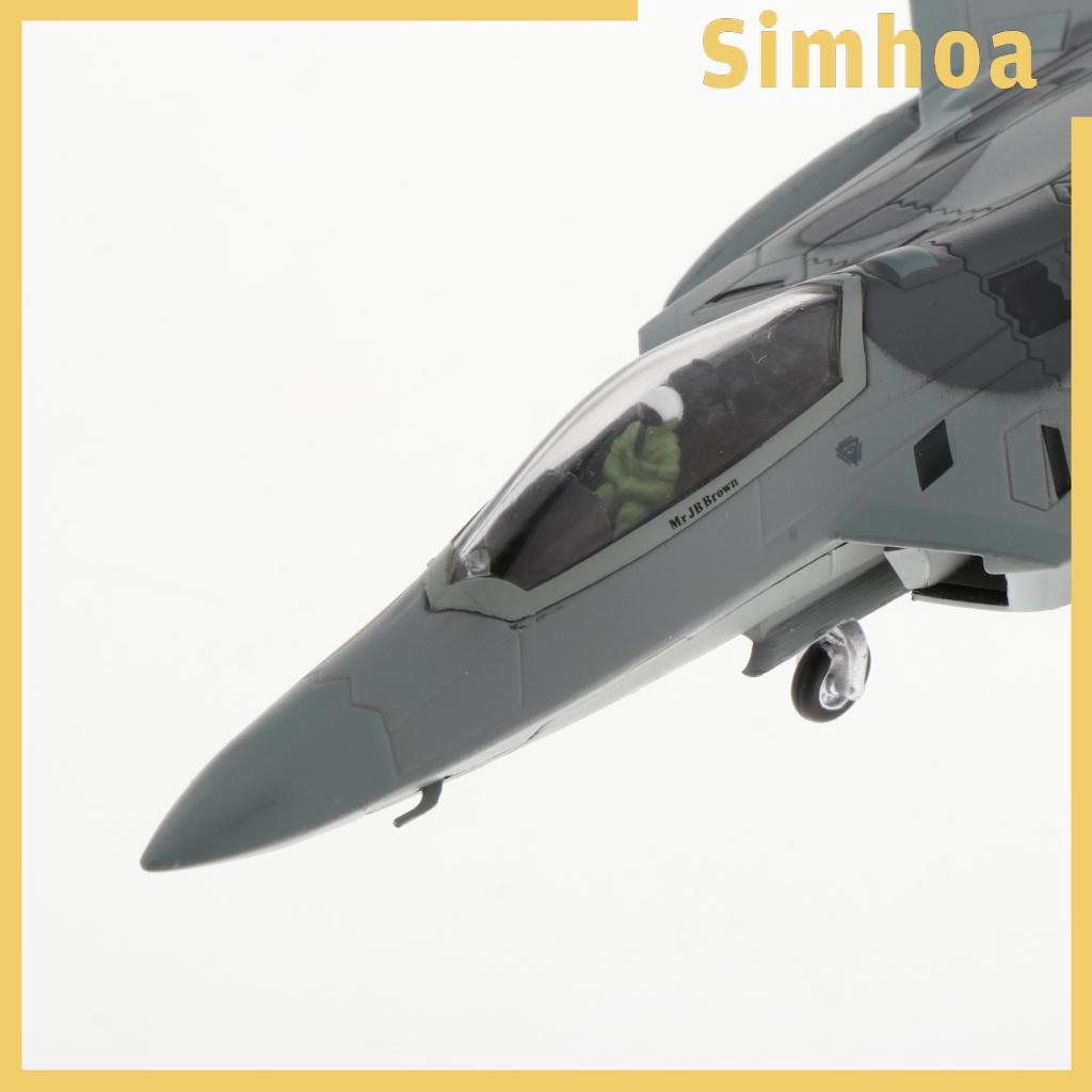 Mô Hình Máy Bay Chiến Đấu 1 / 100 Usa F-22 Chân Thật