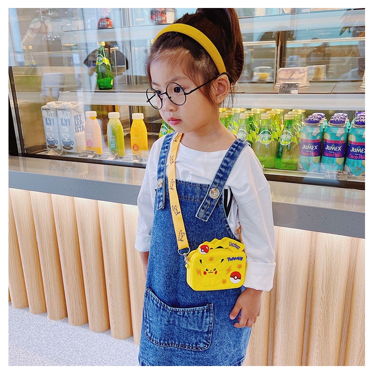 Túi Đeo Chéo Cho Bé, Túi Đeo Chéo Trẻ Em, Túi Hoạt Hình Mini Cho Bé Đi Chơi, Du Lịch, Đựng Lì Xì Tiện Lợi (Mẫu Túi Vuông