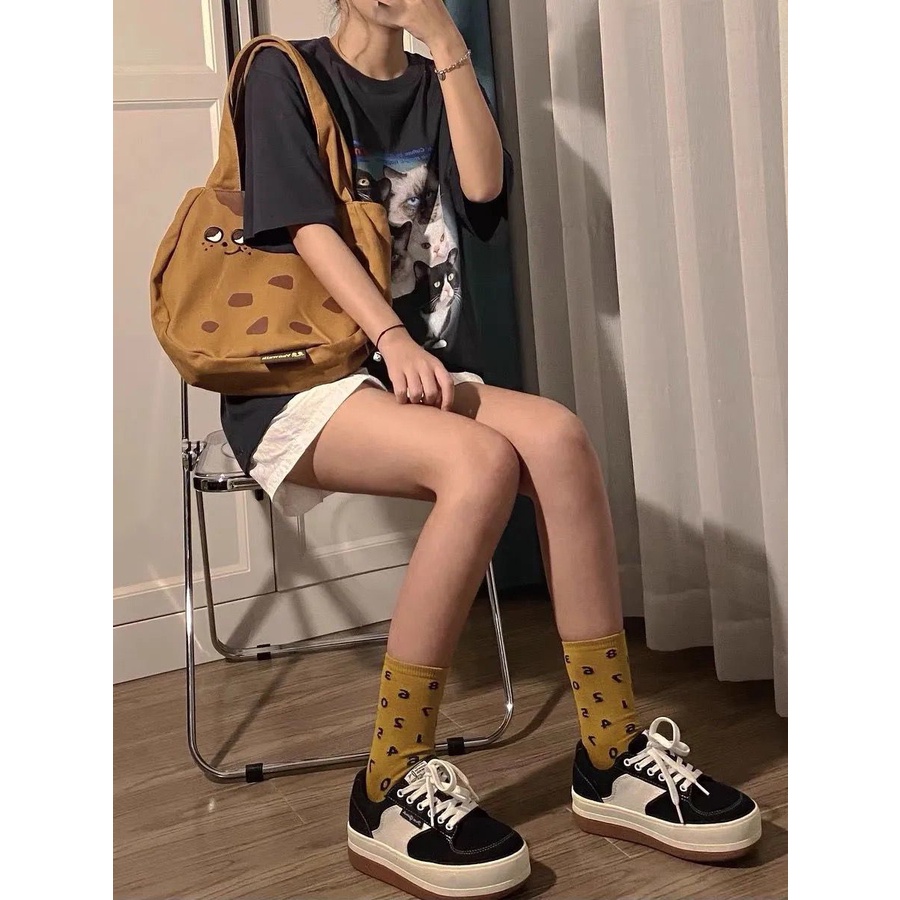Túi Xách Tote Vải Bạt Thời Trang Nữ Sành Điệu