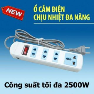 Ổ cắm điện hojianda chịu nhiệt loại 3ổ cắm 4ổ cắm