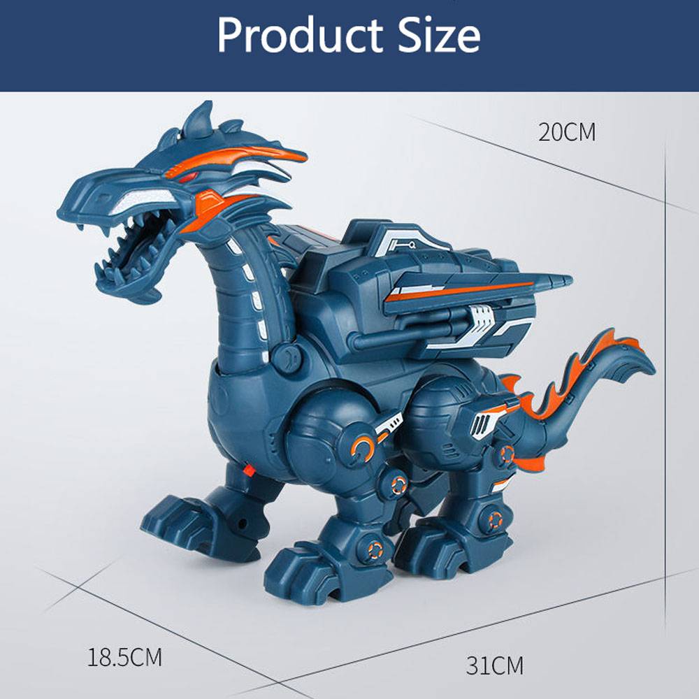 Đồ Chơi Robot Điện Tử Phun Nước Hình Khủng Long Cho Bé