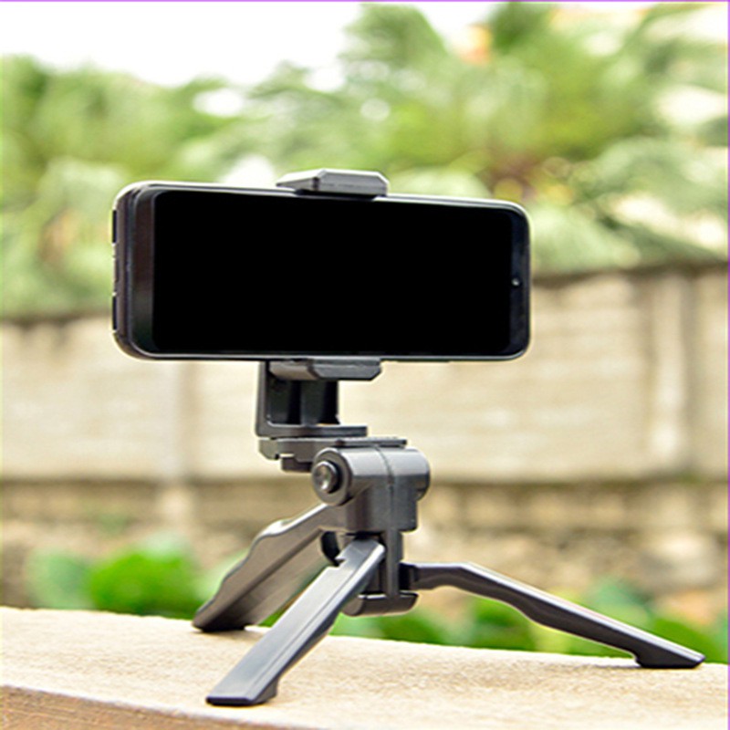 Chân tripod cầm tay mini Lammcou 2 trong 1 tiện lợi có ngàm giữ ổn định khi quay video cho điện thoại iPhone Samsung