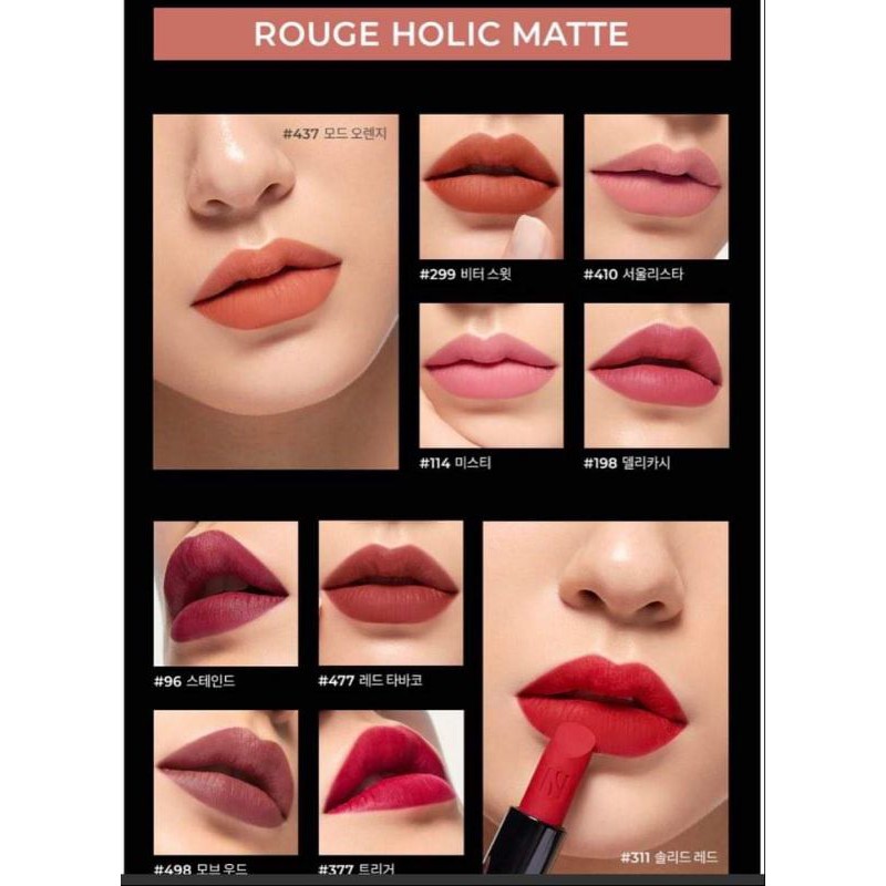 Son Lì Mịn Môi Phiên Bản MỚI HERA ROUGE HOLIC MATTE | BigBuy360 - bigbuy360.vn