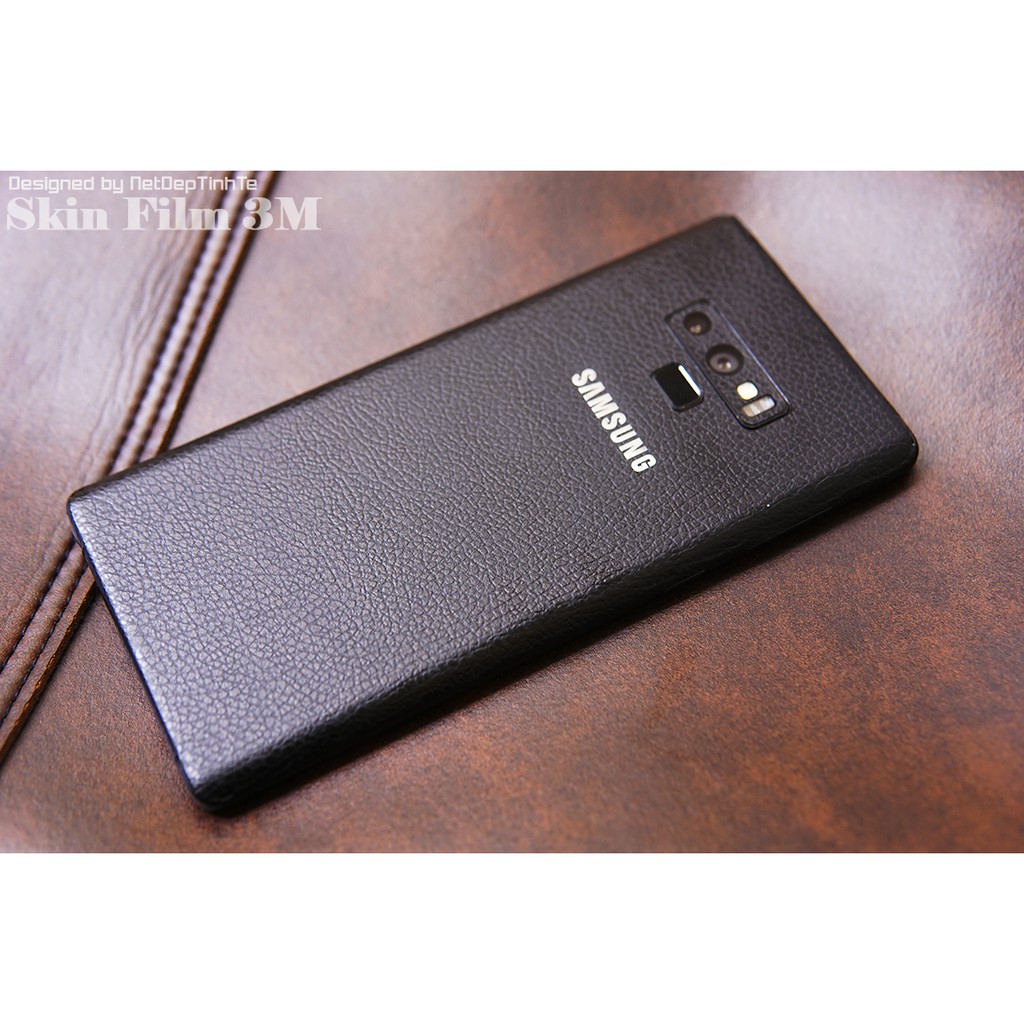 Samsung Note 9 – Dán Film 3M vân da màu đen F6