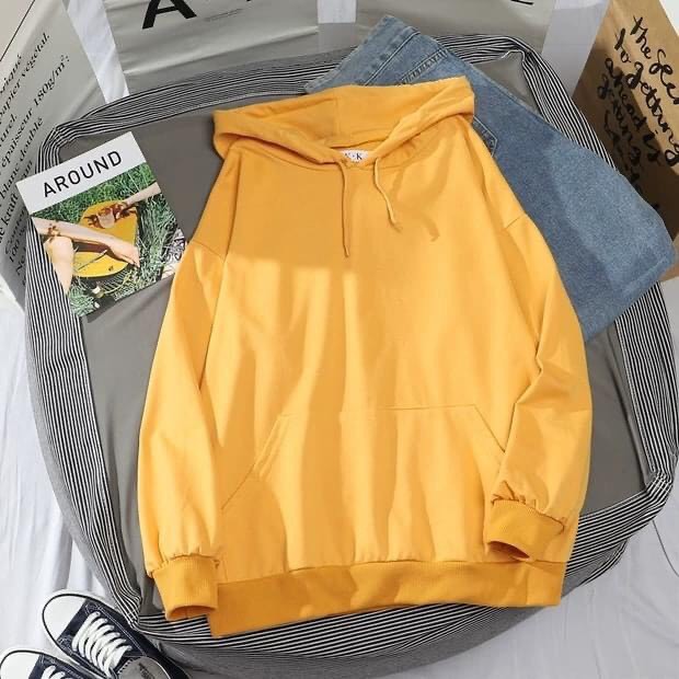 MS66 Áo hoodie trơn nỉ bông unisex oversize form rộng nam nữ dày dặn - DTL | BigBuy360 - bigbuy360.vn