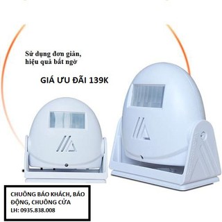 CHUÔNG BÁO KHÁCH KẾT HỢP BÁO TRỘM CẢM BIẾN KHI CÓ NGƯỜI CHUYỂN ĐỘNG