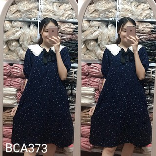 Đầm Bầu Váy Bầu BCA373N Chất Lụa Chấm Bi
