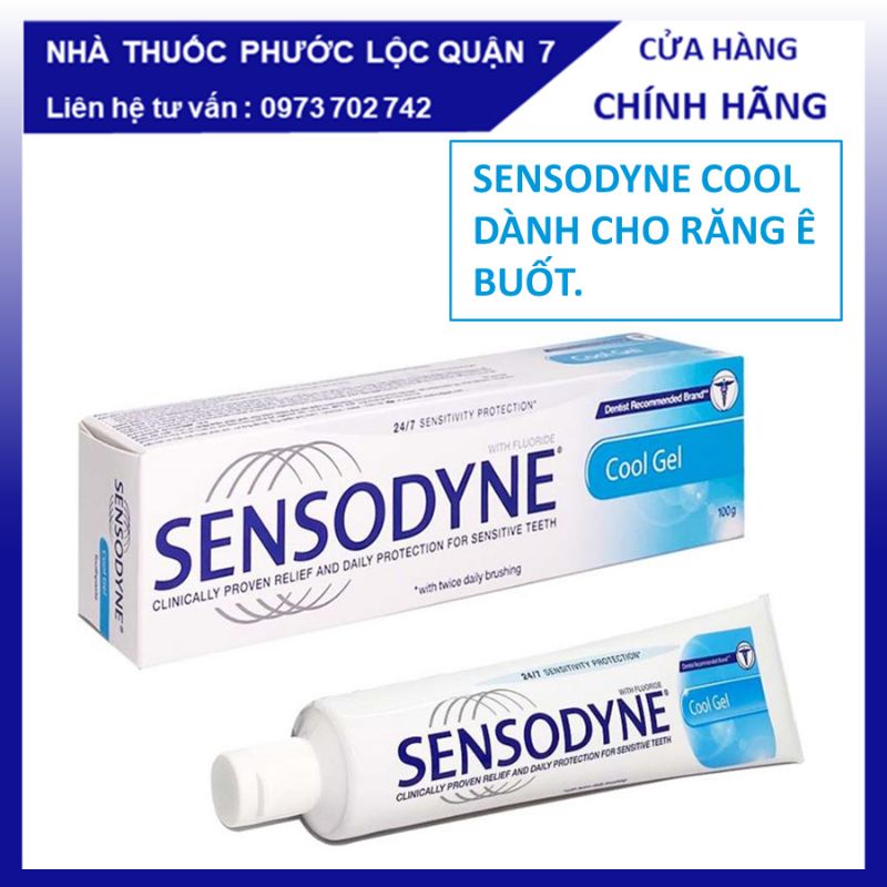 Sensodyne Cool Gel / Kem đánh răng Sensodyne giảm ê buốt