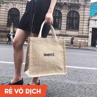 - Túi xách cói Merci phong cách Vintage siêu hót