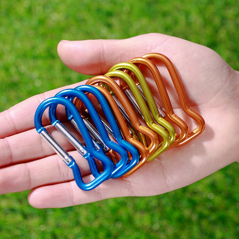 [Mới] Móc Khóa Bằng Hợp Kim Nhôm Chất Lượng Cao Dùng Đi Cắm Trại / Leo Núi