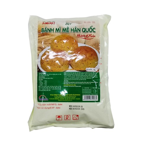 Bột bánh mì mè 1kg ⚡ GIÁ TỐT NHẤT ⚡ bột mikko chuyên dụng làm bánh mì mè Hàn Quốc