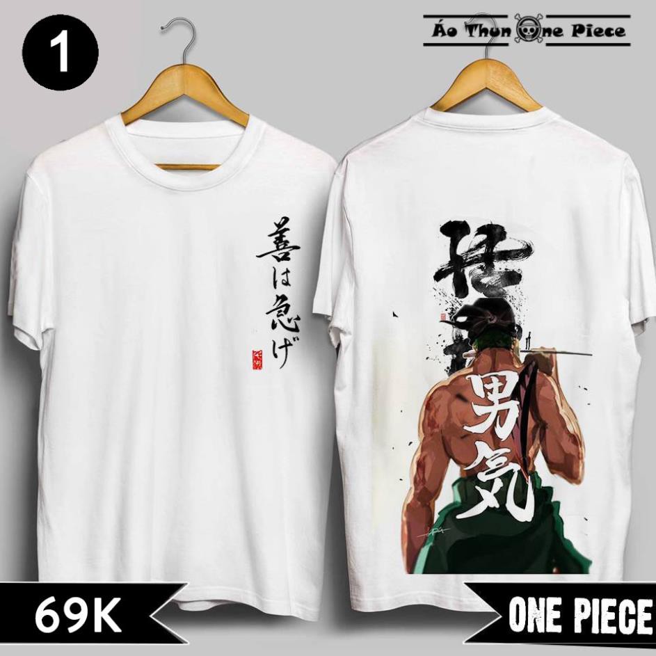 ⚡️ Áo Thun One Piece⚡️Áo Thun In Hình Roronoa Zoro Cực Chất, Cực Ngầu