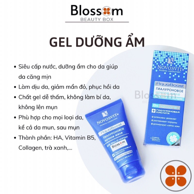 Gel dưỡng ẩm Novosvit 50ML