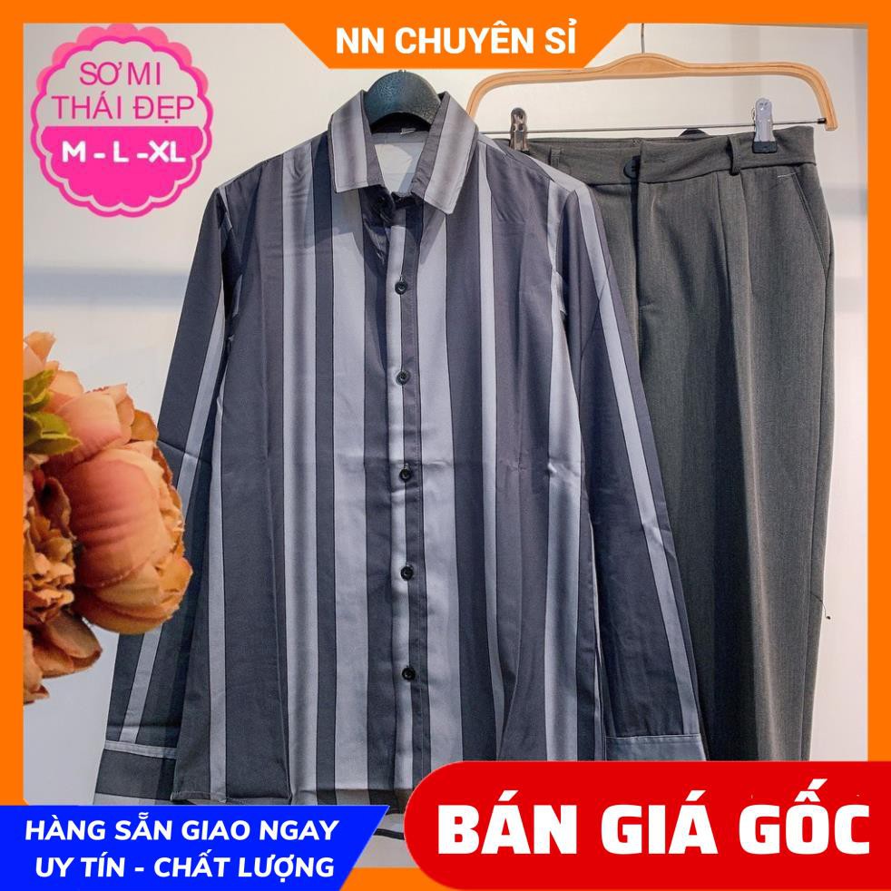 ÁO SƠ MI CÔNG SỞ - ÁO SƠ MI CẶP NAM NỮ CỰC SANG SMPT ⚡100% ẢNH THẬT
