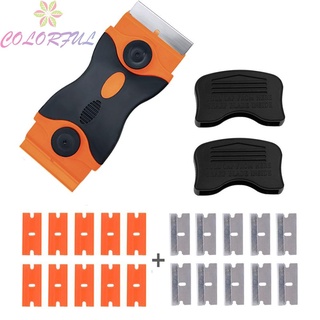 Scraper Tool Tint Vinyl Blade Clean Ergonomic handle Glass Razor Window