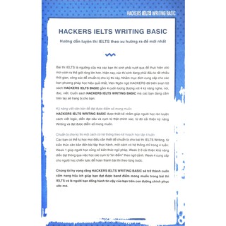 Sách - Hackers Ielts Basic Writing