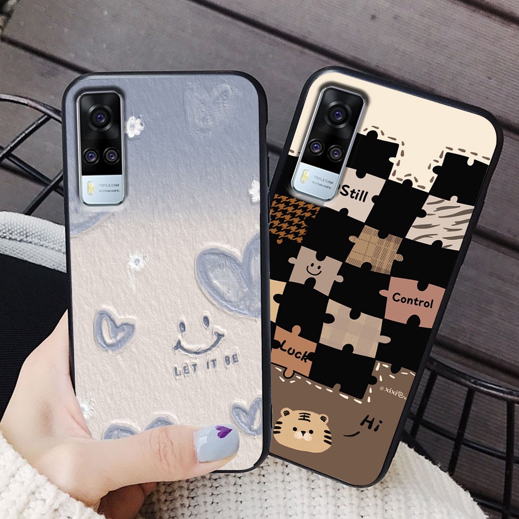 Ốp lưng Vivo Y51 2020 in hình cao cấp mẫu kẻ caro,mikenbe@r siêu hot