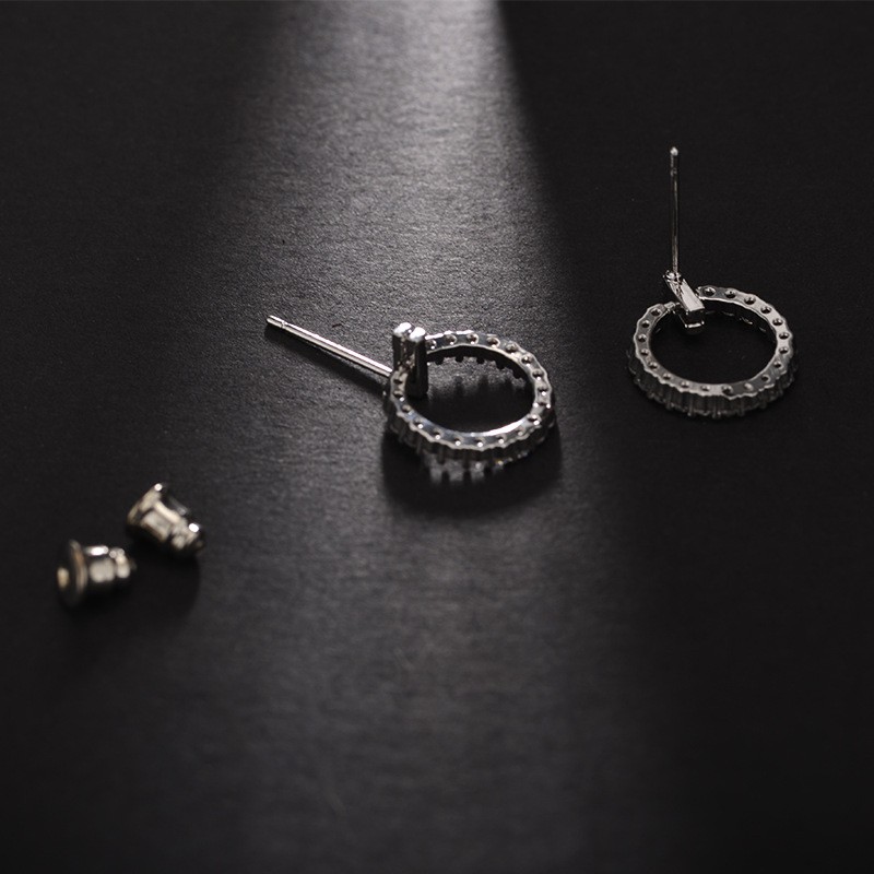 Khuyên Tai Nữ Hình Tròn Thời Trang Hàn