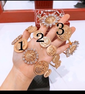 Cài Tóc Đồng Xu - Băng Đô Bờm Tóc Đồng Xu