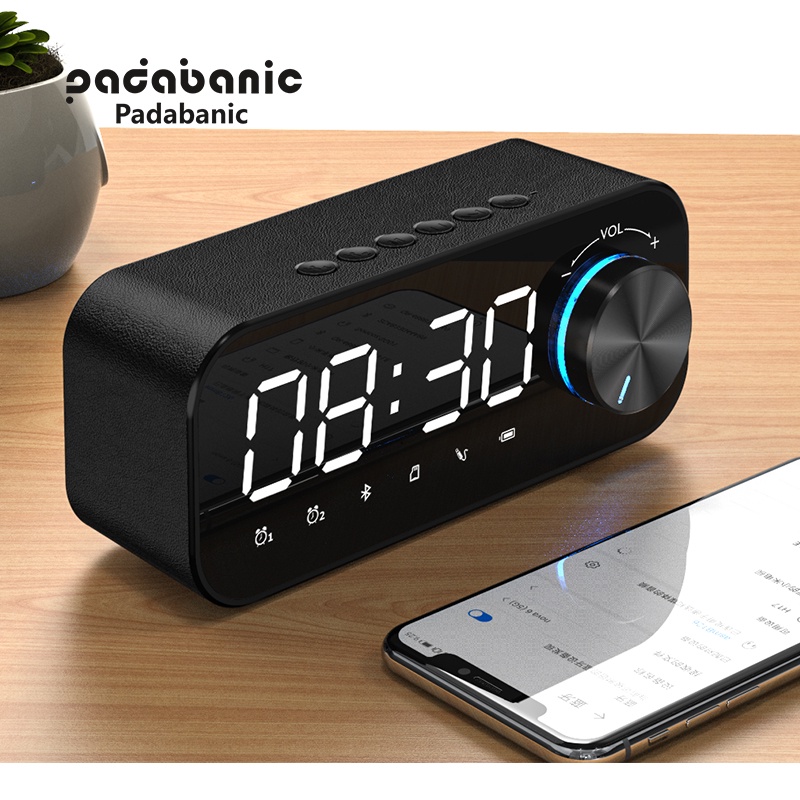 Loa Bluetooth Padabanic G12 Nghe Nhạc Kiêm Chức Năng Báo Thức Âm Thanh Sống Động Không Rè