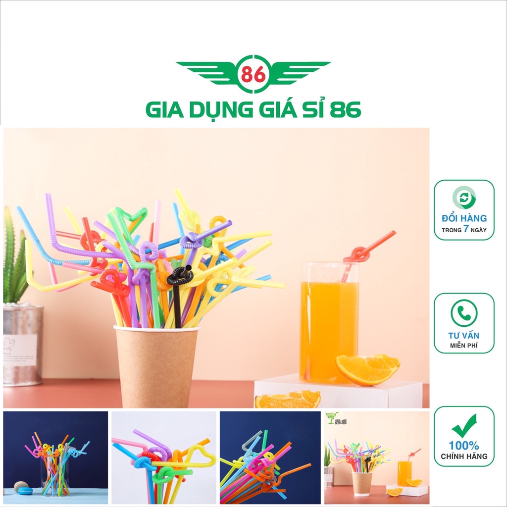 Ống hút nghệ thuật - 1 bịch 80 ống