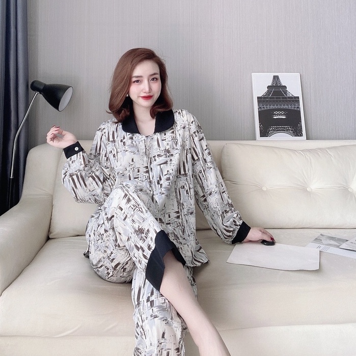 Pijama SOJUN Độ Mặc Nhà Pijama LỤA 100D &lt;65KG