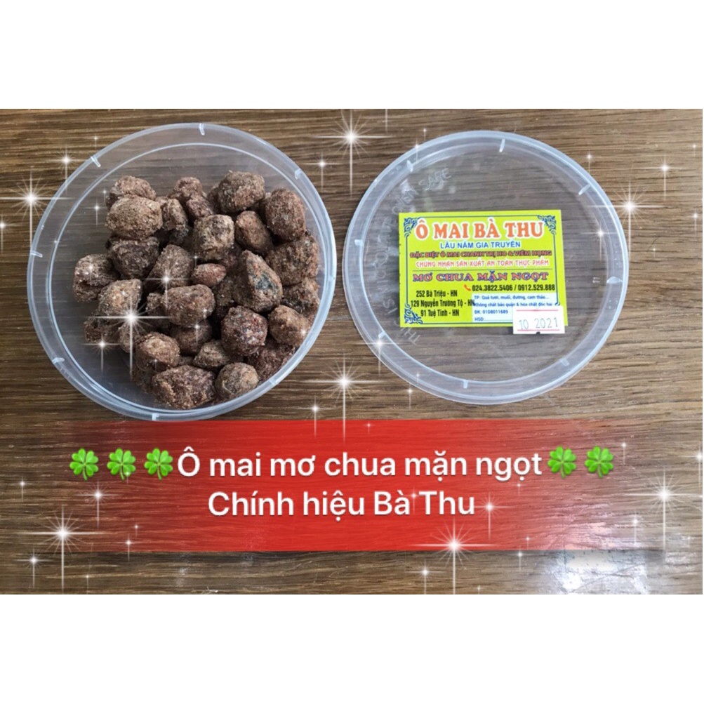 COMBO MÃ 9999 gồm 01 lọ muối 100 gam, 2 lạc đỏ 100 gam, 6 hộp ô mai Bà Thu, đặc sản ngon số 1 Hà Nội, quà vặt siêu ngon