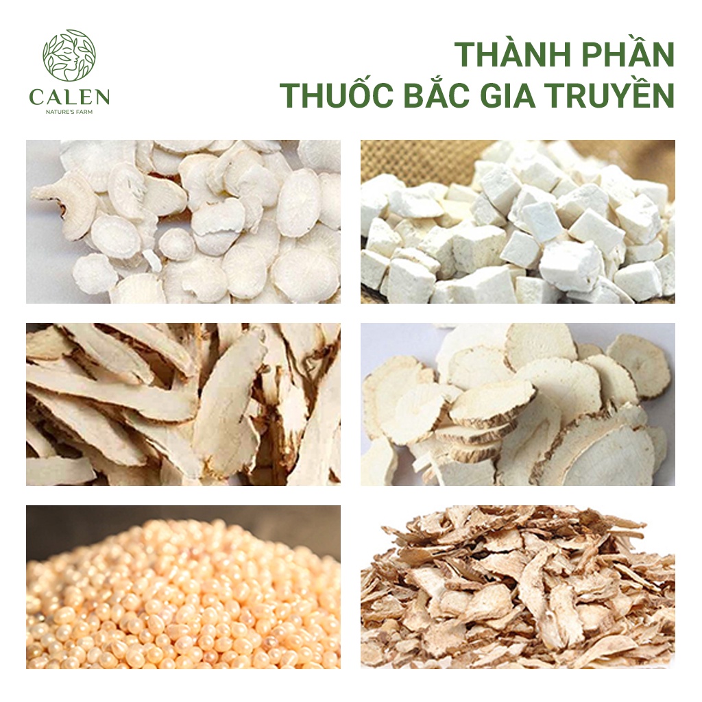 Mặt Nạ Thu.ốc Bắc đắp mặt nạ loại bỏ bã nhờn, cung cấp độ ẩm, ngăn ngừa mụn hiệu quả Calen