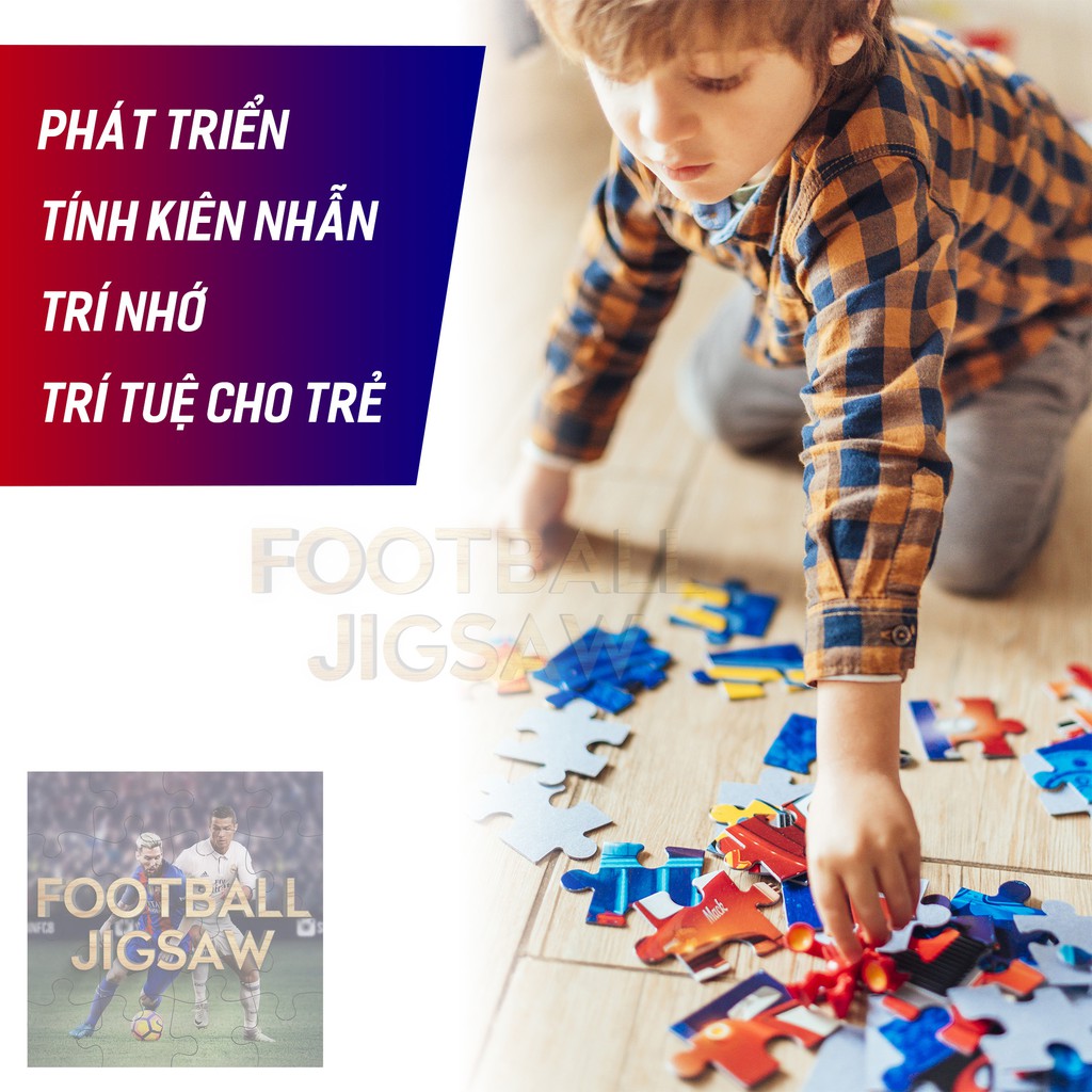 Bộ xếp hình cầu thủ david beckham club manu , bộ ghép hình 300-500 mảnh, đồ chơi FJ104