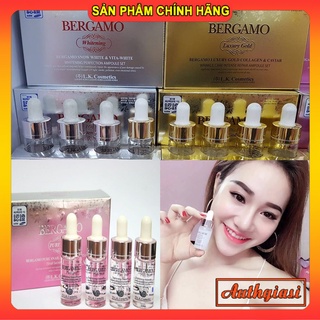 Serum Bergamo Snow White Vita dưỡng trắng \ Luxury Gold phục hồi da \ Pure Snail cấp ẩm 13ml