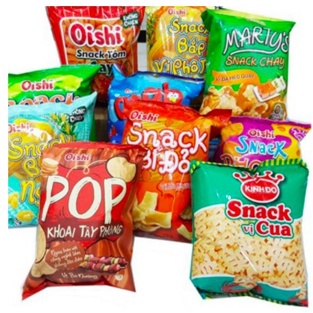 Snack Oishi® các loại  40-42gr