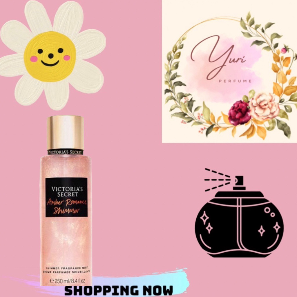 Xịt Thơm Body Victoria’s Secret Amber Romance Shimmer New 2019 250ml (HÀNG CÓ SẴN)